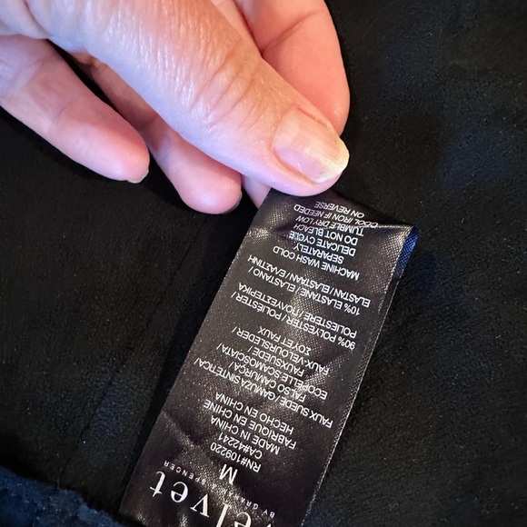 Velvet by Graham & Spencer Black Blazer Tailored Suit Jacket M - Picture 4 of 6